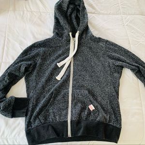 Cali Love Heritage Gray Blend Zip up Size XL